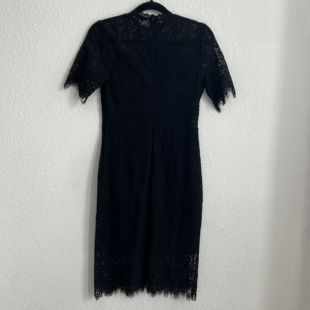 ZALALUS Black Lace MIDI Dress - Picture 7 of 7